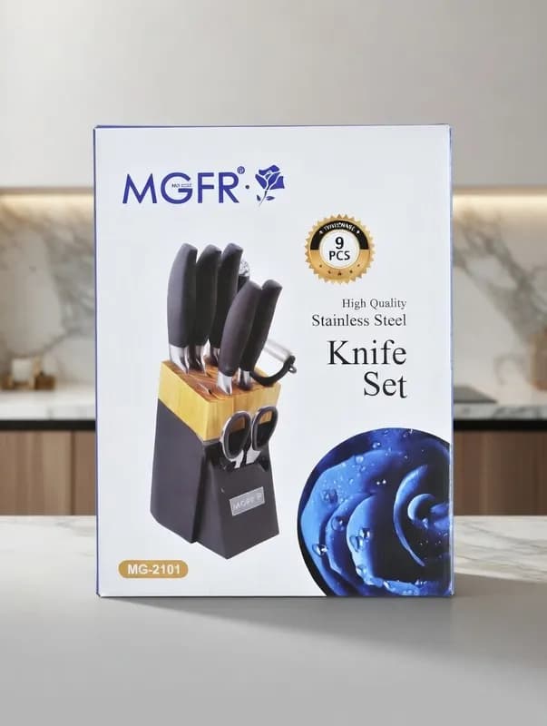 Набор кухонных ножей MGFR MG-2101, 9 предметов