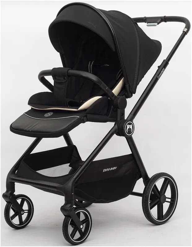Коляска прогулочная Ining Baby Z1 PRO черный-0