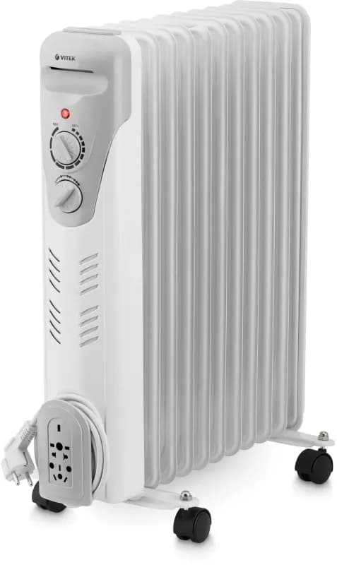 Масляный радиатор VITEK — 2500 Вт, 11 секций-0