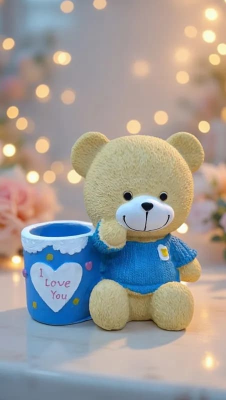 Копилка Мишка «I Love You» — милый сувенир с пользой-0