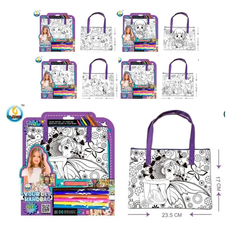 Набор для творчества «Сумка-раскраска» -0