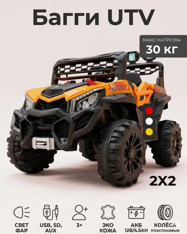 Детский электромобиль UTV Baggi-0