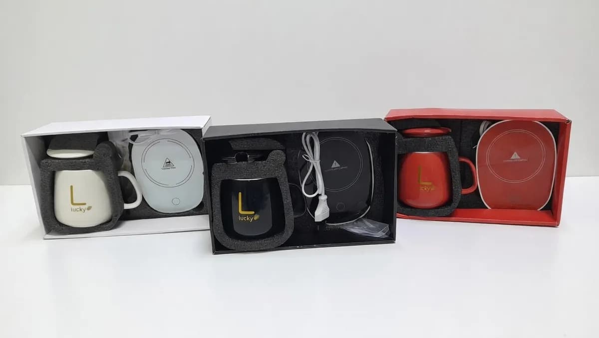 Набор кружка с подогревом «Lucky»-0