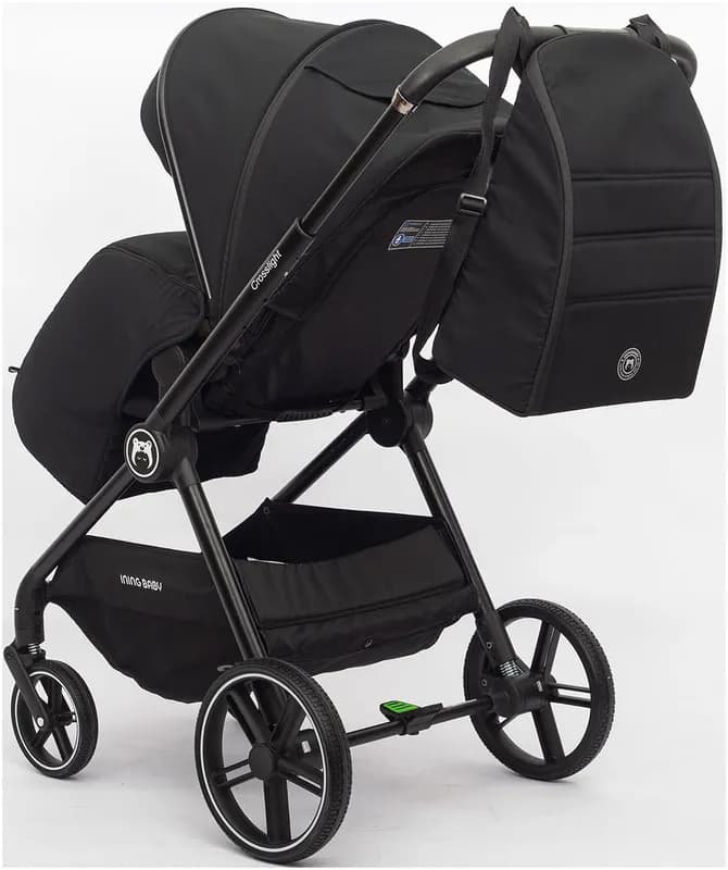 Коляска прогулочная Ining Baby Z1 PRO черный-3