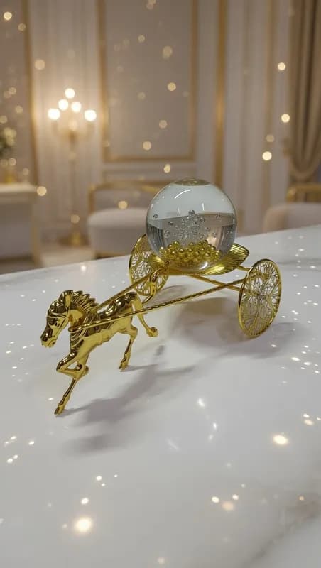Арт-объект «Золотая карета» — изысканный акцент для интерьера-0