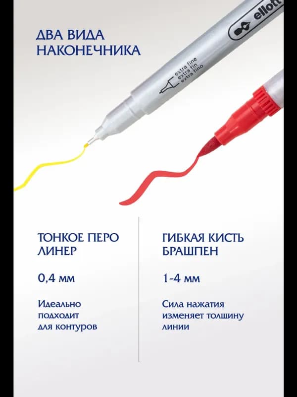 Набор двусторонних маркеров для рисования, 72 шт-1