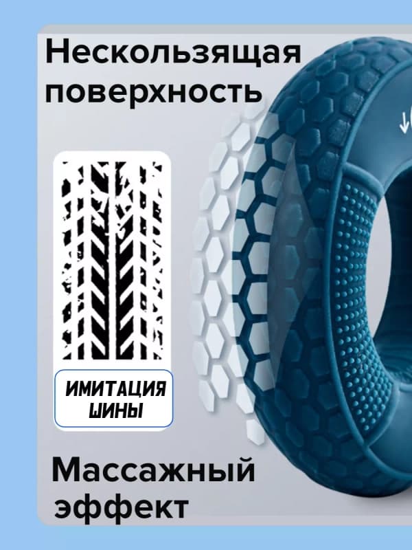 Эспандер кистевой для рук и пальцев двойной, 20–25 кг-4