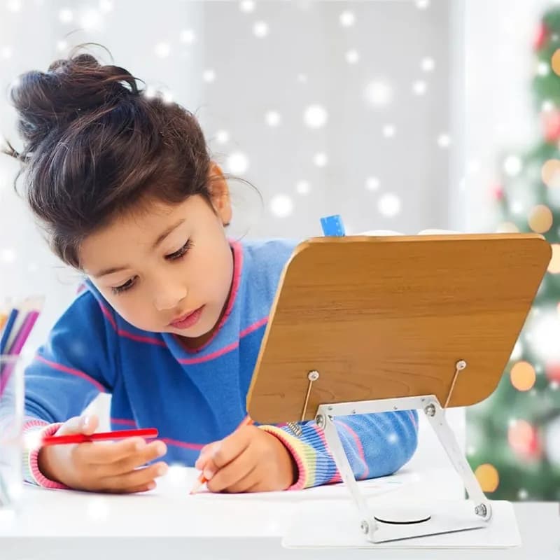 Подставка для книг для чтения Регулируемый держатель с вращающимся на 360 основанием-8