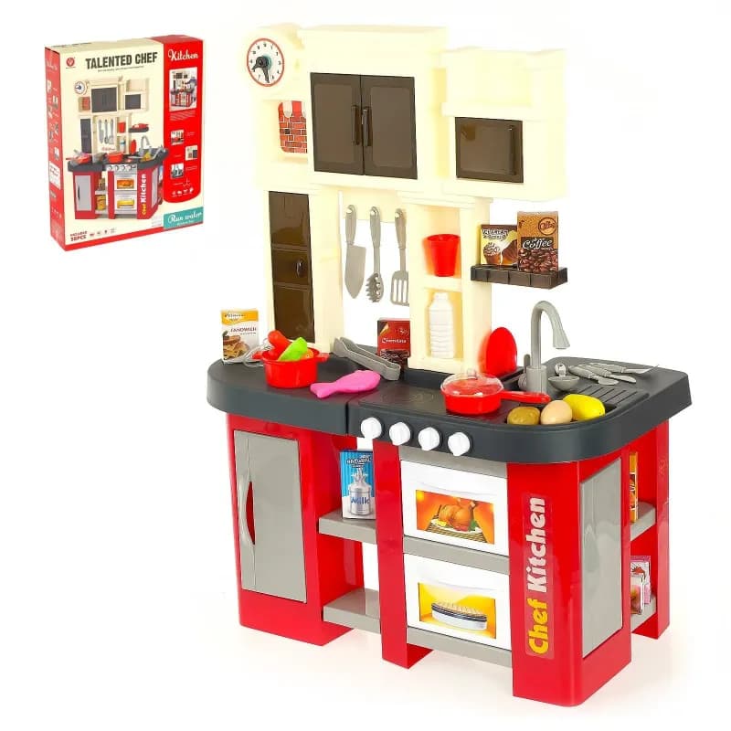 Игровая кухня «Талантливый повар» - 58 предметов для весёлой готовки!-0