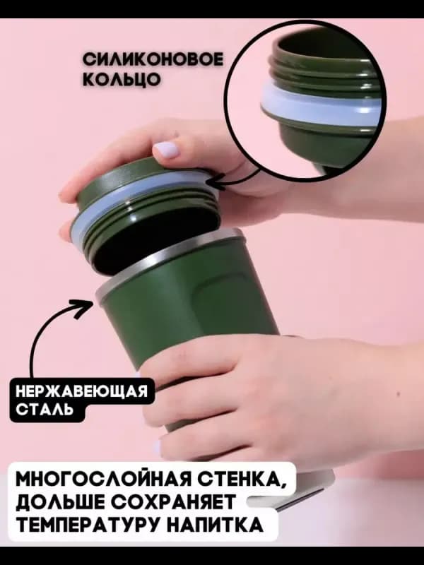 Термокружка с датчиком температуры, 380 мл-2