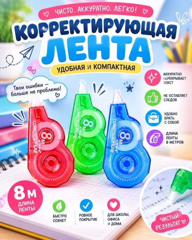 Корректирующая лента 8 м