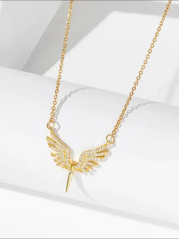 Кулон "Крылья" - нержавеющая сталь-1