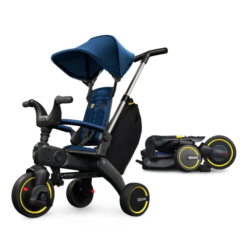 Велосипед детский Doona Liki Trike S3 Royal Blue складной, трехколесный