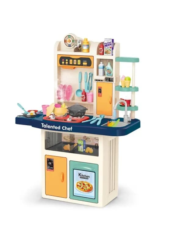 Детский игровой набор кухня Kitchen, 74 детали-0
