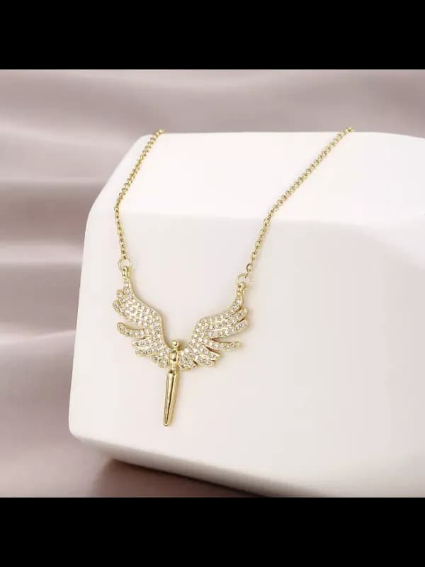 Кулон "Крылья" - нержавеющая сталь-2