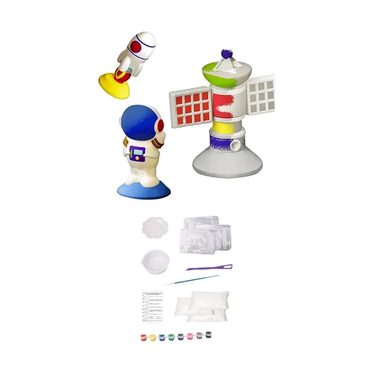 Набор для раскрашивания «Space Station» — лепи, раскрашивай, играй!-1