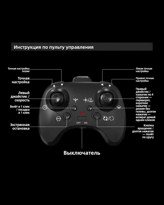 Радиоуправляемый игрушечный самолет-дрон-3