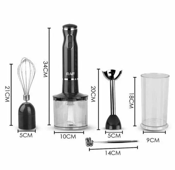 Блендерный набор 5 в 1, с насадками и мерным стак-1