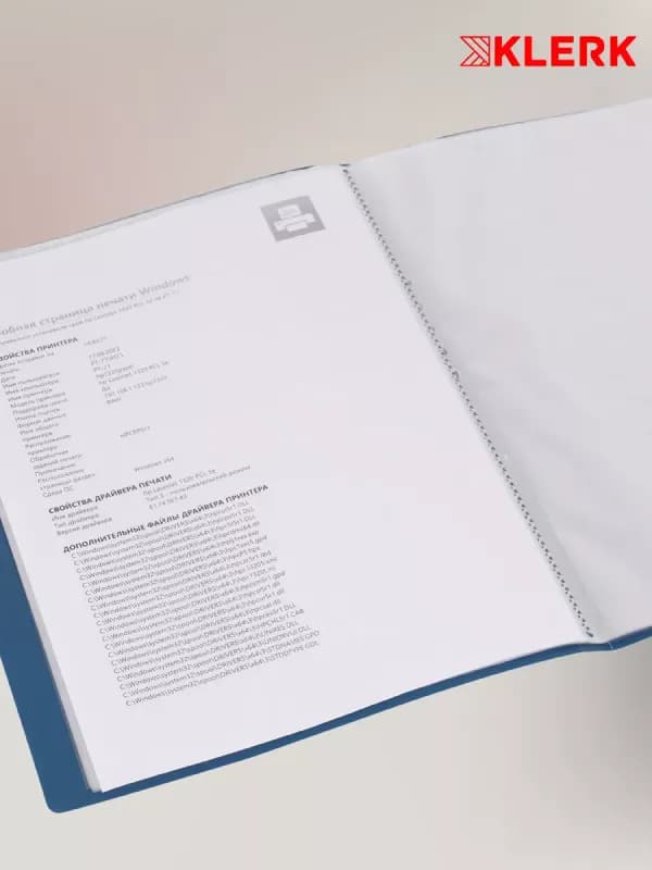 Папка-файл Clear Book, A4, 10 листов-1