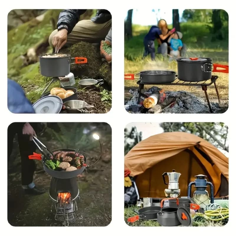 Набор посуды походный-5