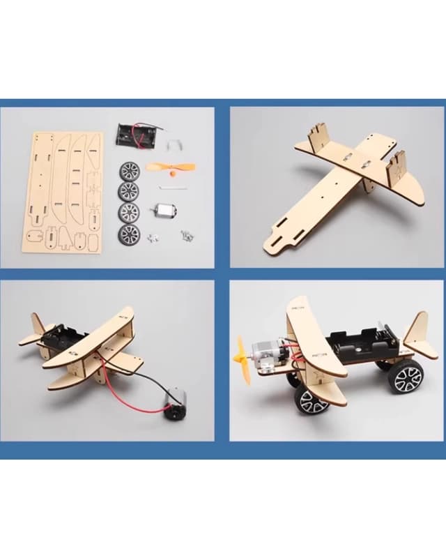 Деревянный конструктор «Самолёт»-4