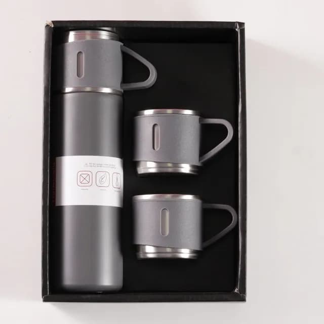 Подарочный термос с кружками, 500 мл-1