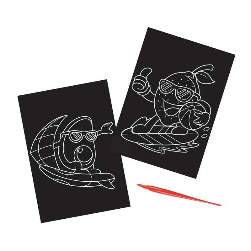 Гравюра градиентная «Авокадо и Лимон» — сотвори яркий шедевр!-2