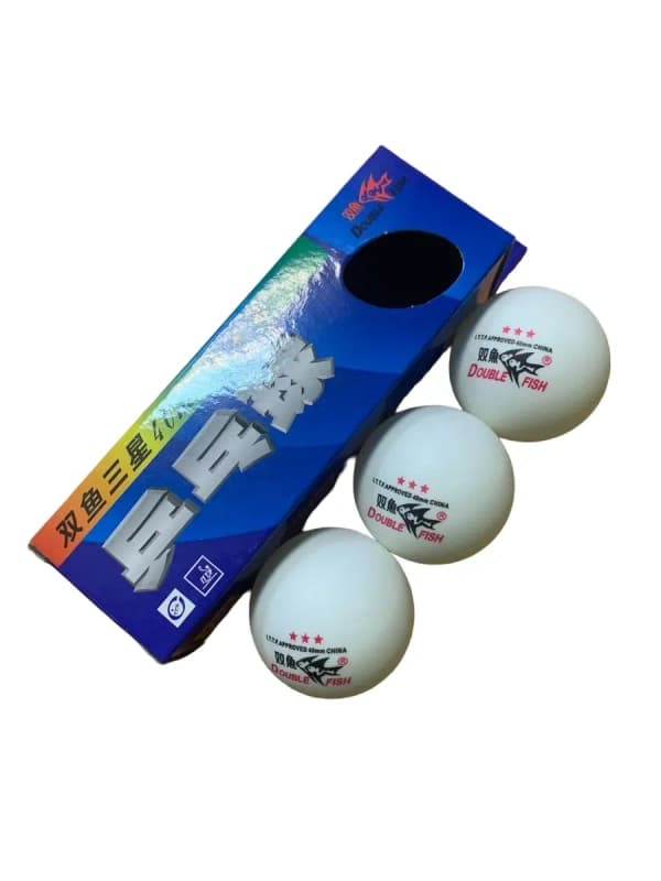 Мячи для настольного тенниса DOUBLE FISH, 40 мм (набор 3 шт.)-4