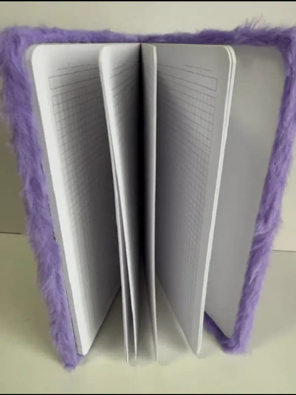 Пушистый блокнот Лабубу А5 -2