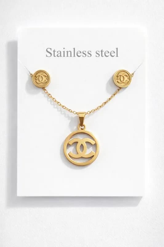 Набор украшений - серьги и подвеска-0