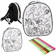 Рюкзак-раскраска (DIY Coloring Graffiti Backpack) -1