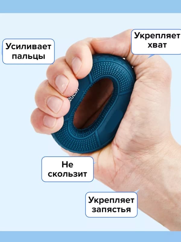 Эспандер кистевой для рук и пальцев двойной, 20–25 кг-3