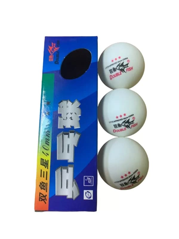 Мячи для настольного тенниса DOUBLE FISH, 40 мм (набор 3 шт.)-5