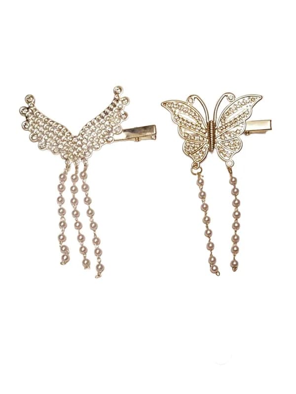 Металлическая заколка для волос форма бабочки-1