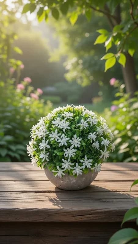 Искусственные цветы в бетонных кашпо — яркий акцент для вашего интерьера-1