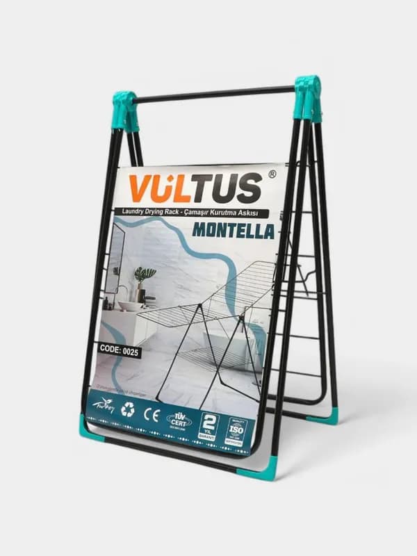 Сушилка для белья VULTUS - складная, металлическая