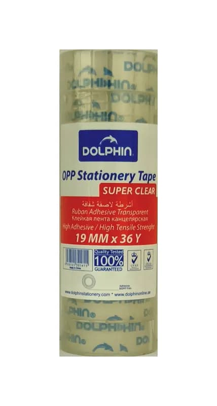 Набор канцелярского скотча DOLPHIN 8 шт-0