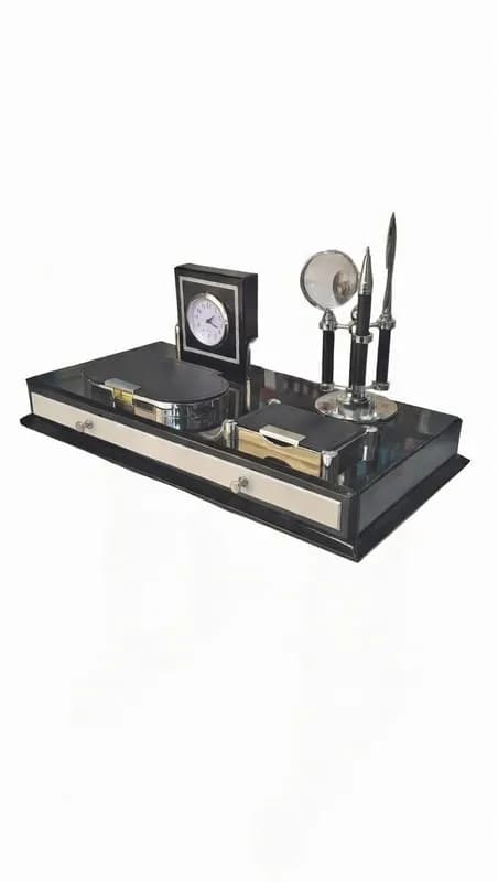 Настольный набор с часами — стиль и порядок на вашем рабочем столе-2