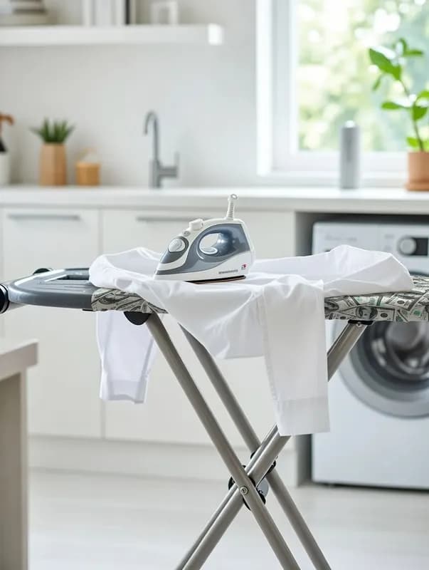 Гладильная доска с принтом долларовых купюр-1