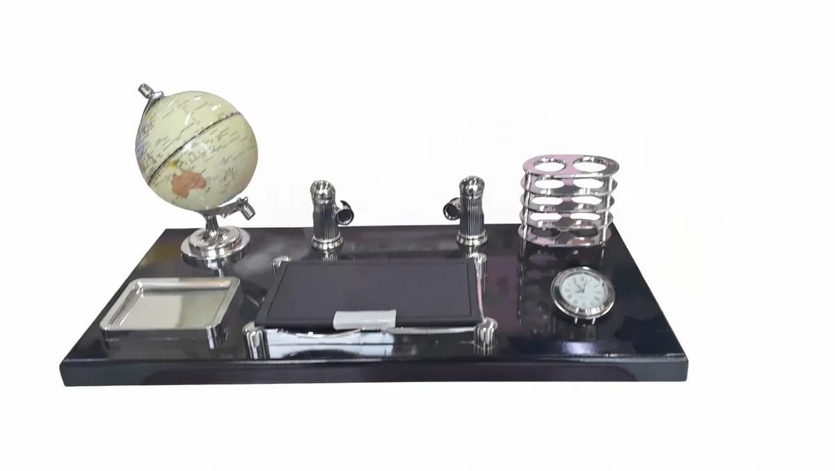 Настольный набор с глобусом — статус и стиль в деталях-0