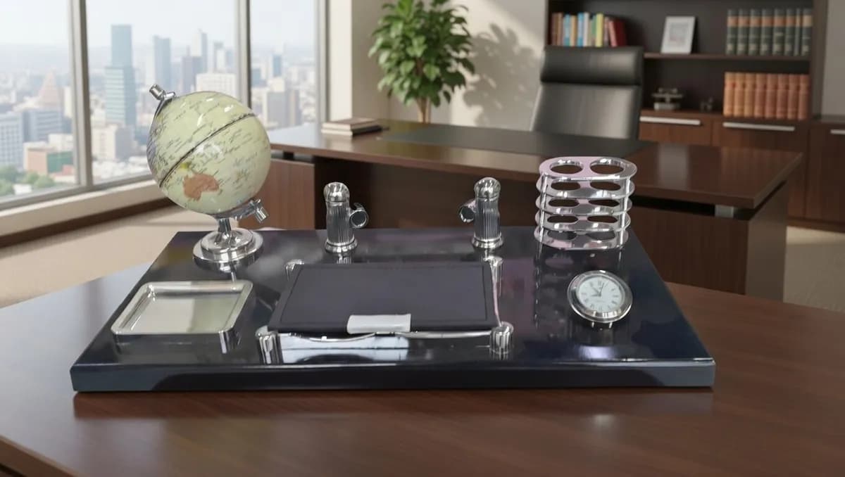 Настольный набор с глобусом — статус и стиль в деталях-2