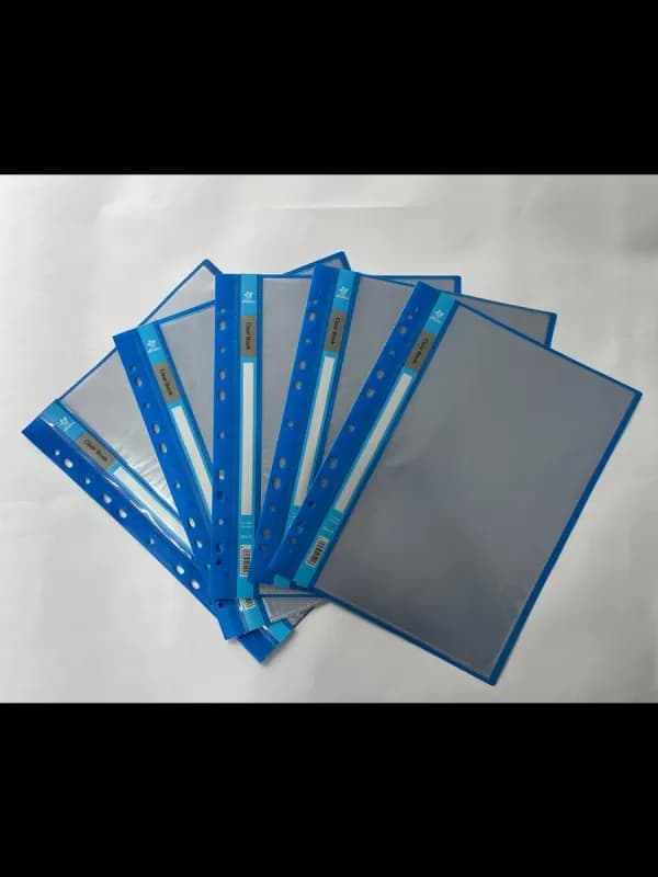 Файловая папка 10 листов синяя-2