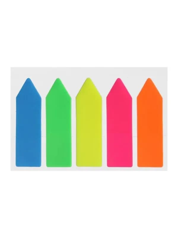 Блок-закладки с клеевым краем (12мм х 45мм 5 шт)-0