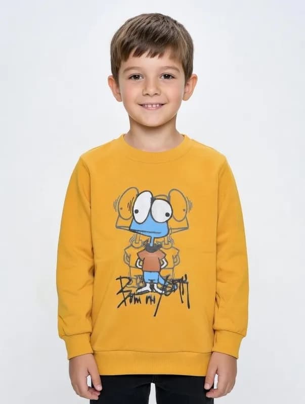 Свитшот с мультяшным принтом-2
