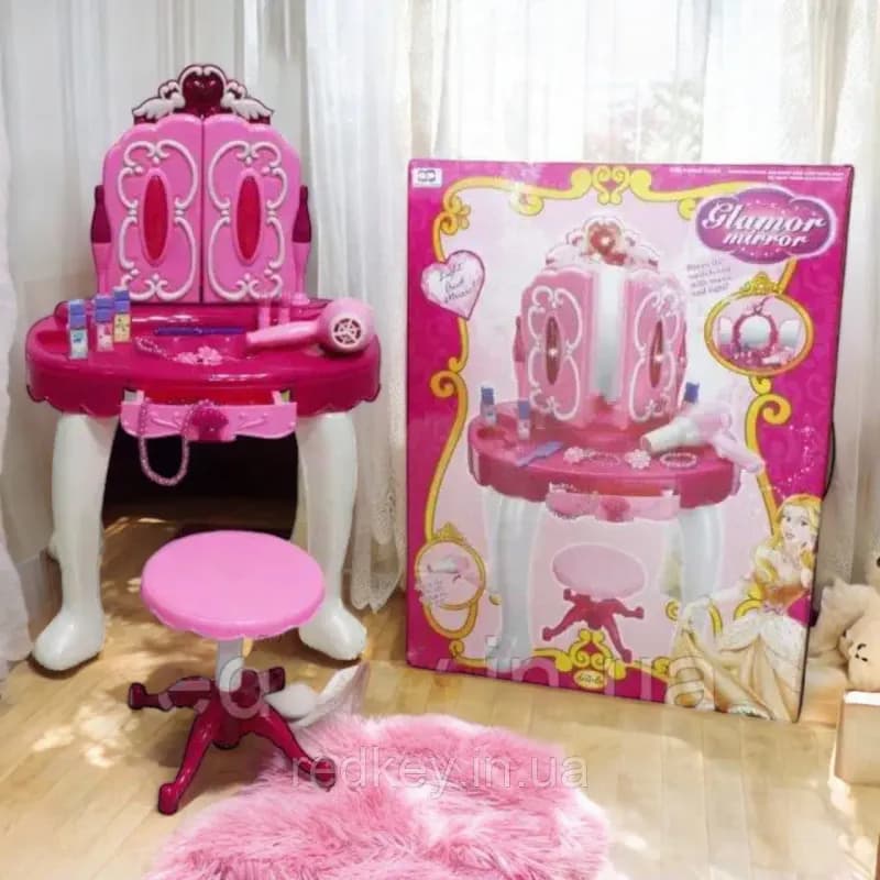 Игровой набор Xiong Chen Glamor Mirror Трюмо с аксессуарами Beautiful girl-0